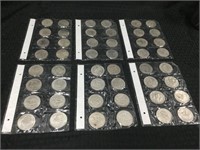 48 Silver/Metal Pesos 1951, 1910, 1959,