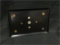 Tray with Coin Inlay