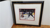 #28 The Domi Autographed Framed Action Picture