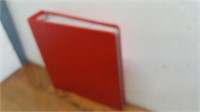 Baseball Cards Red Binder #showing a few cards