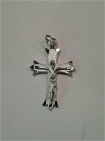 Sterling silver crucifix pendant sugg ret $60