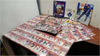 Hockey Cards + Toronto Maple Leafs Stickers + Book