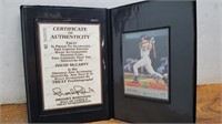 Autographed David McCarty BaseballCard+Certificate