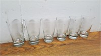 6 Heavy Duty Water-Beer Glasses 3 1/4inAx5 1/2inH