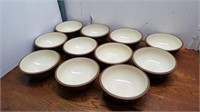 Denby 11 Cereal Bowls 7inAx2 1/4inH