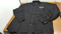 NEW Mens TEXX Black L/S Shirt Size XL