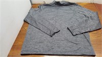NEW Mens Authentic T-Shirt Compant Grey 1/4 Zip