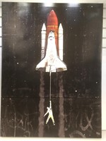 LIFT OFF canvas Art By IKONICK. Pop Graffiti Wall