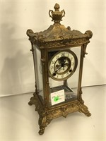 16 inch Ansonia Crystal Regulator clock, AS found