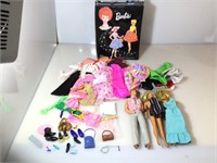 Barbie Doll travel case, inc 2 Taiwan Barbies ,