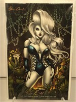 Lady Death Secret comic signed by artist EDT LTD