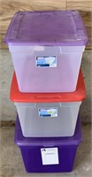 Sterilite 58 quart storage containers - 3