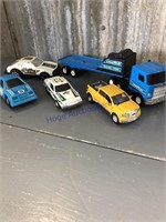 Cars, trucks, semi toys