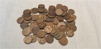 100 MIXED WHEAT PENNIES