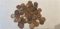 100 MIXED WHEAT PENNIES