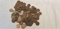 145 MIXED WHEAT PENNIES
