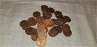40 - 1940'S AU OR BETTER WHEAT CENTS