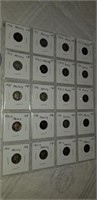 20 MERCURY DIMES 1916-1941