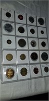 40 PIECES TOKENS AND COINS
