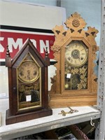 Lot: 2 Antique Clocks.