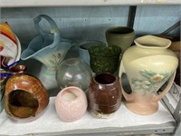 Lot: Vintage Pottery & Glass.