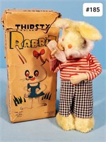 Alps Japan 'Thirsty Rabbit' Wind Up Toy