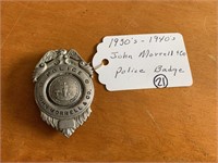 Vintage Police Badge