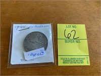 1944 50 Centavos Silver Plated