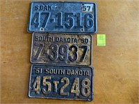 1950s License Plates