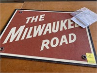 "The Milwaukee Road" Sign