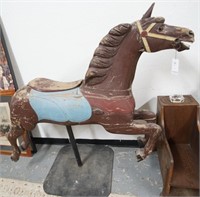 Antique Parker Carousel Horse Outside row jumper