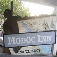 "Modoc Inn"  Santa Barbara Motel Sign