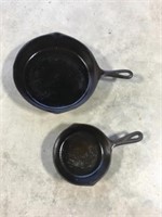 (2) Iron Skillets (10" & 7" ~ Ready to Cook In)