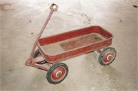 Red Metal Wagon