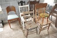 Lot of Old Chairs
