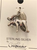 STERLING SILVER MOOSE YELLOW STONE NAT’L PARK
