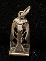 PICASSO STATUE CHICAGO STERLING SILVER CHARM