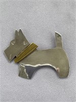 OLDER TAXCO MEXICO STERLING SCOTTY DOG PIN