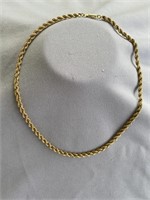 14K UNISEX ROPE CHAIN NECKLACE W-APPR