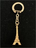 GOLD COLOR EIFFEL TOWER KEY CHAIN