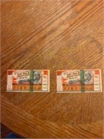 Two 198?'s Indy 500 Tickets