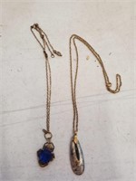 2pc Necklace W/ Pendant