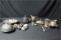 Flat of Silver Plate