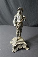 Metal Figure of Cavalier w/Sword