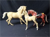 Three Plastic Horses