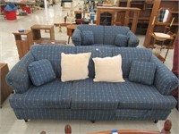 Sofa (77" x 35" x 35") *Blue