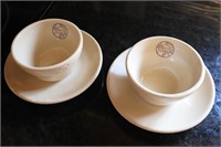 Adobe Railroad China Cup & Saucers