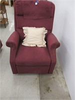 Maroon Recliner (31" x 38" x 42")