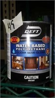 Deft water B polyurethane cl semi-gloss 946ml