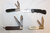 4 Pocket Knives (See Desc)